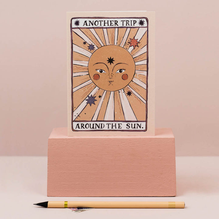 Tarot Sun Birthday Card