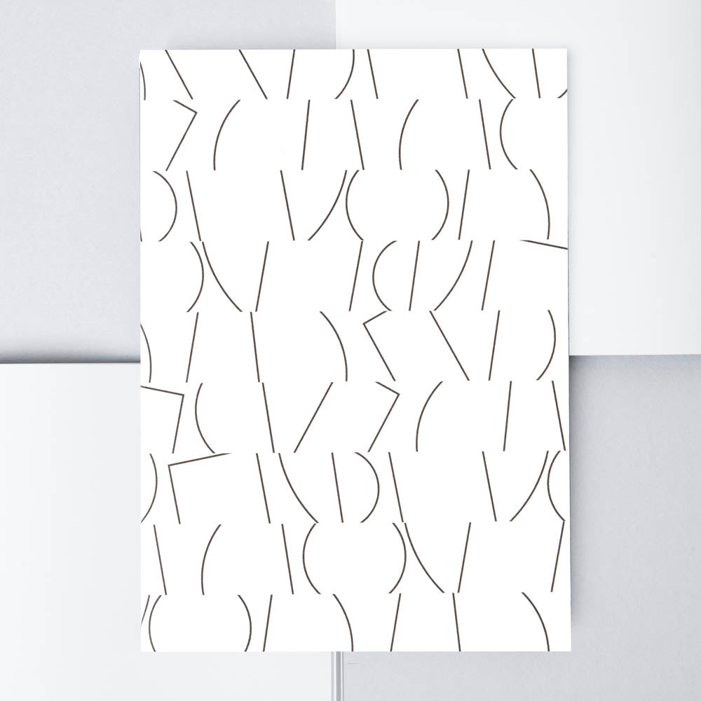 Black & White A5 Layflat Notebook
