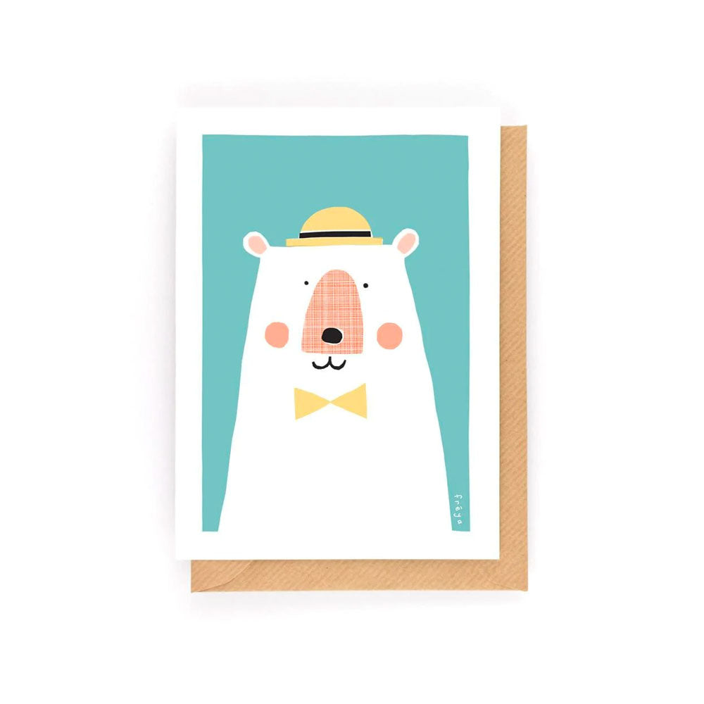 Blue Bear Mini Card