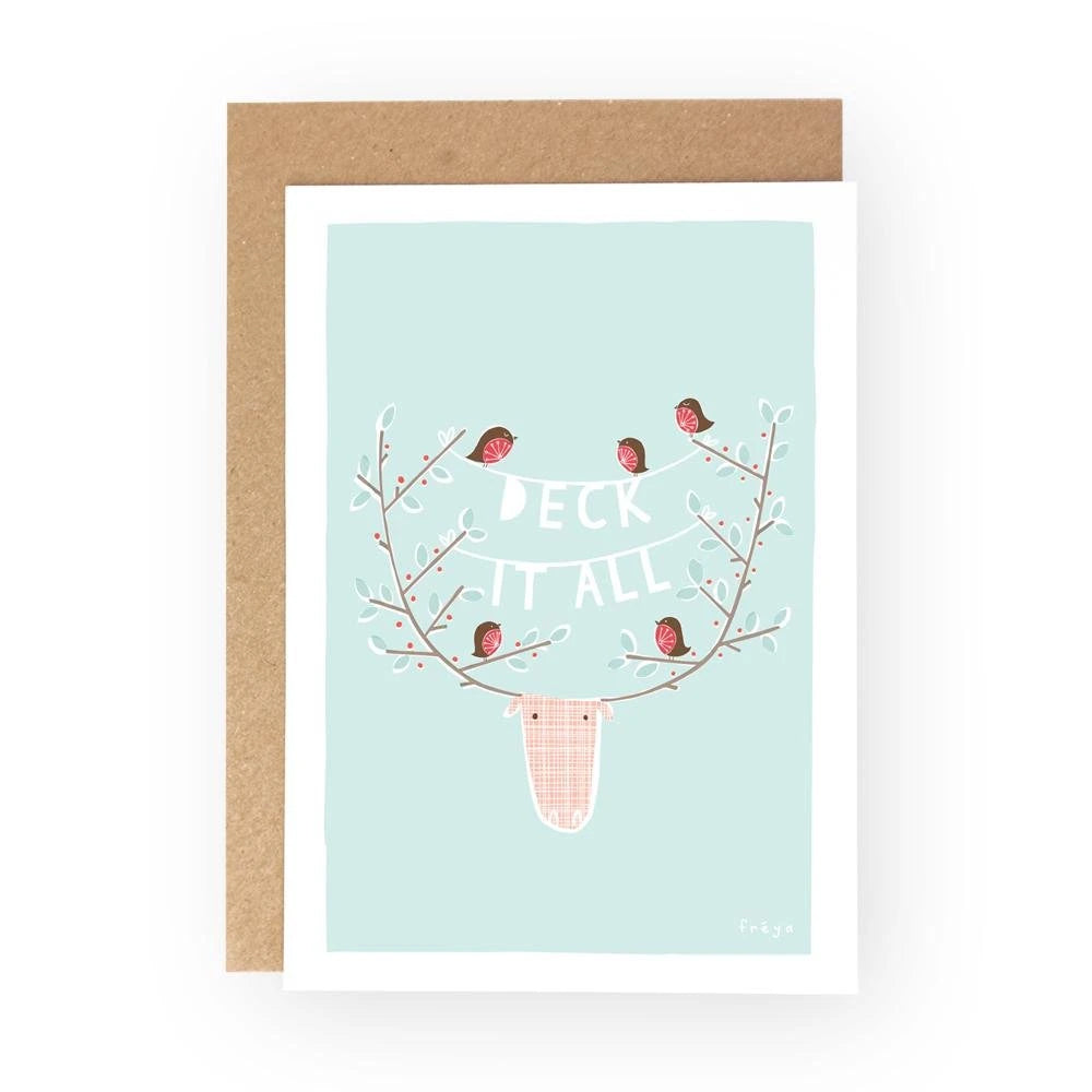 Deck It All Christmas Card