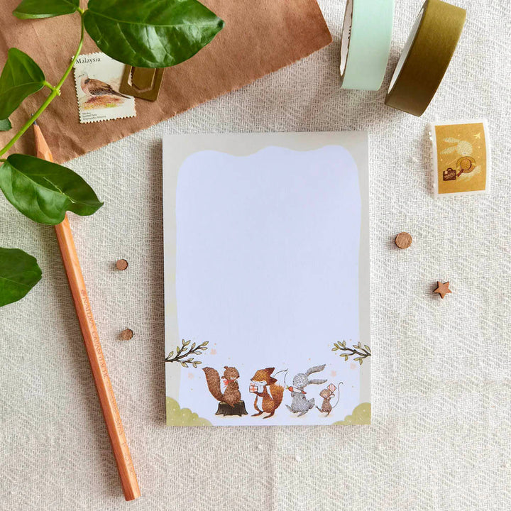 Woodland Animals Memo Pad