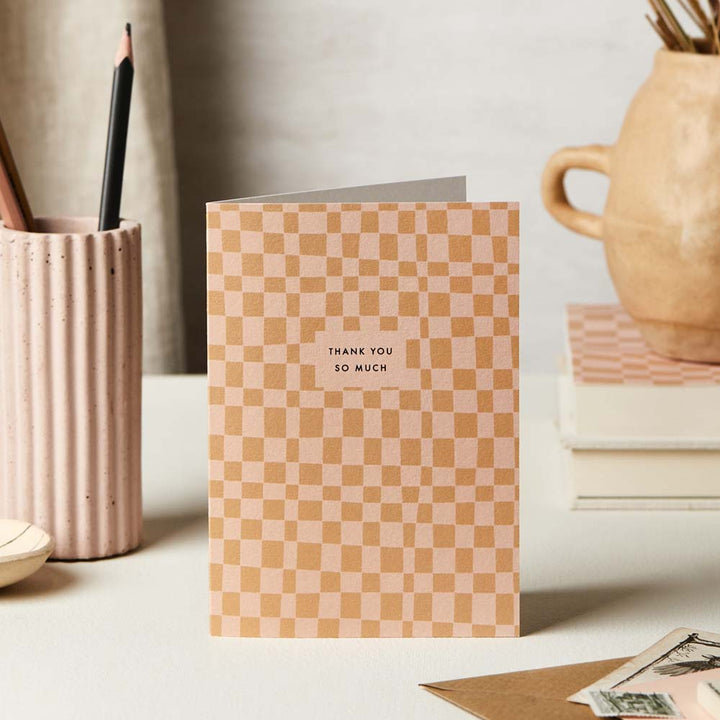 Chequers Thank You Card