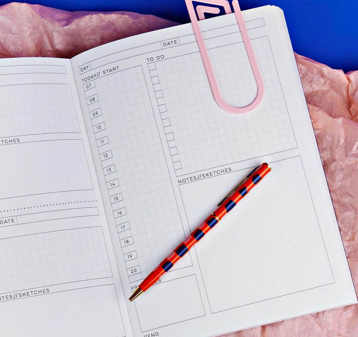 Overlay Shapes A5 Undated Daily Planner