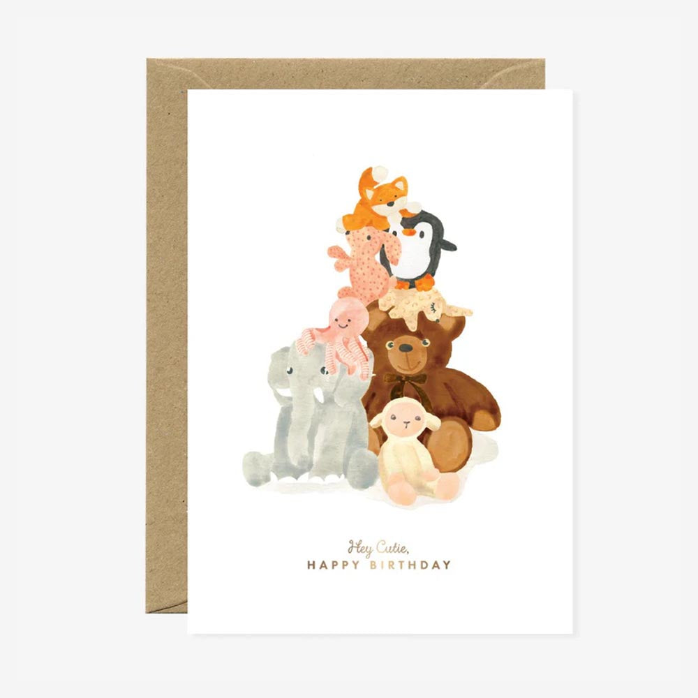 Hey Cutie Birthday Card