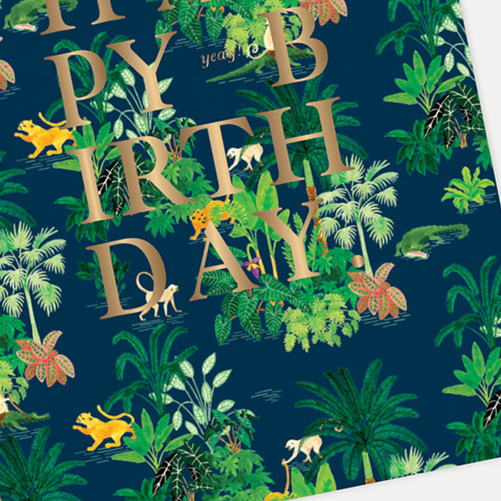 Jungle Happy Birthday Card