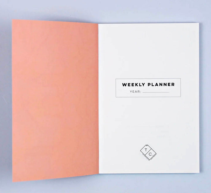 Overlay Flowers A5 Undated Weekly Planner