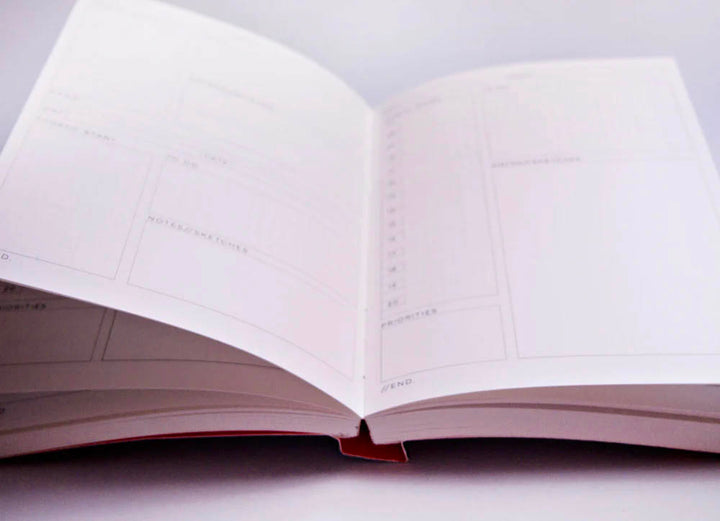 Overlay Shapes A5 Undated Daily Planner