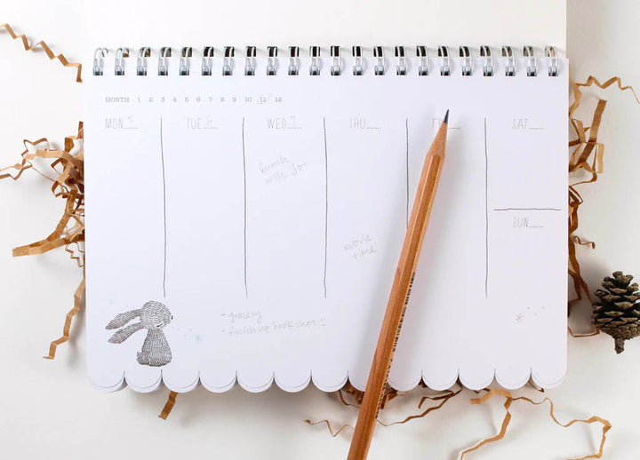 Rabbit + Swan Undated Weekly Planner