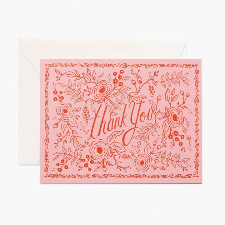 Rosé Thank You Card