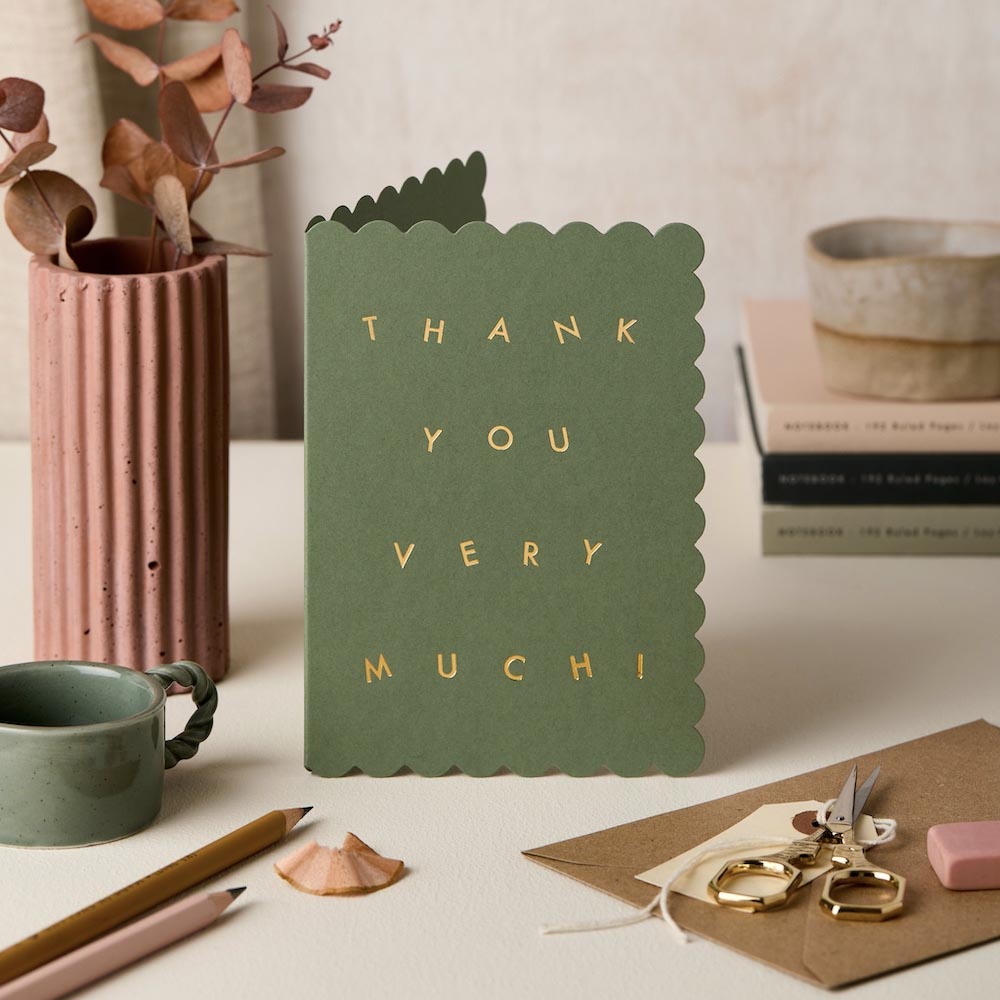 Scallop Thank You Very Much Card