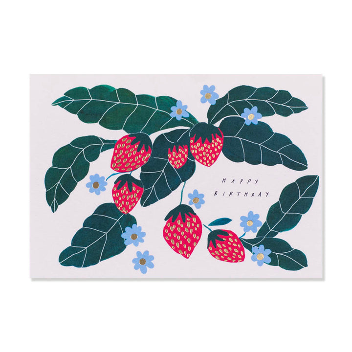 Happy Birthday Strawberry Card