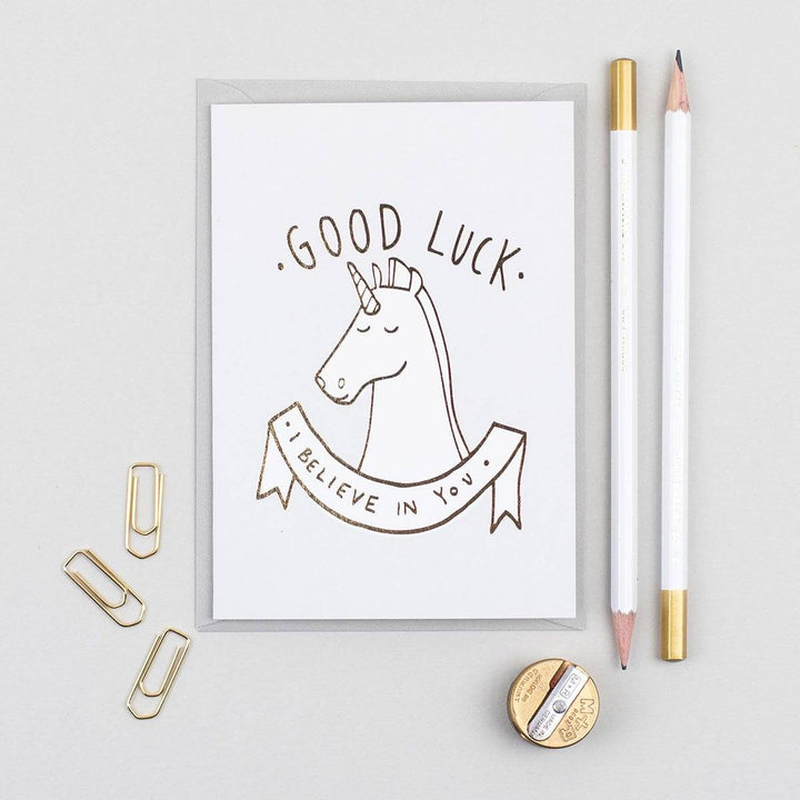 I Believe In You Unicorn Card | Old English Company | Everyday