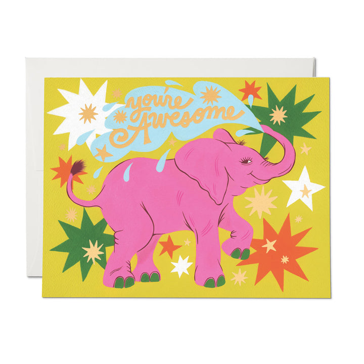 Awesome Elephant Card | Red Cap Cards | Friendship + Love