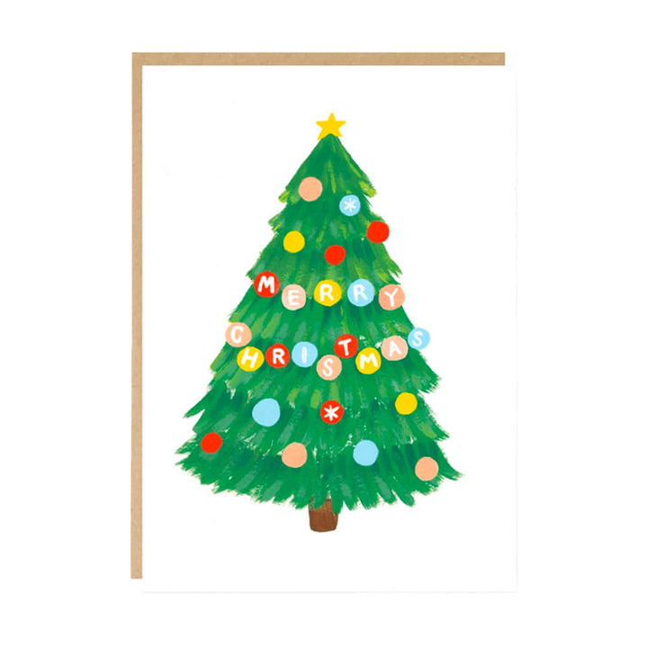 Bauble Christmas Tree Cards Set (6 cards)