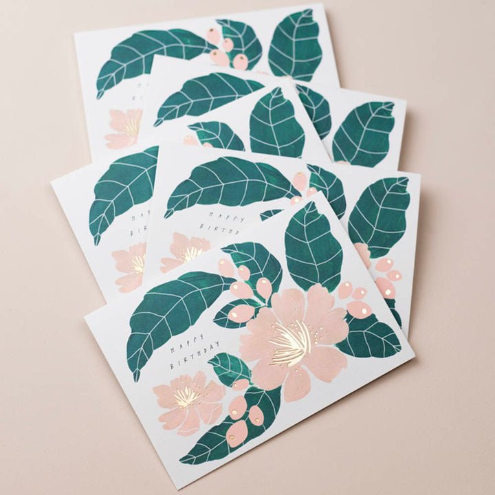 Happy Birthday Peony Card