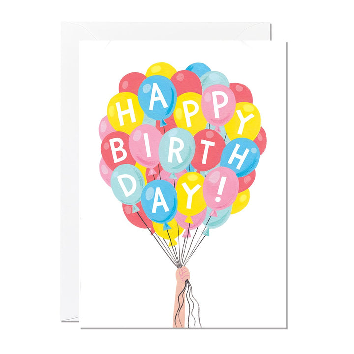 Balloon Bunch Card | Ricicle Cards | Birthday
