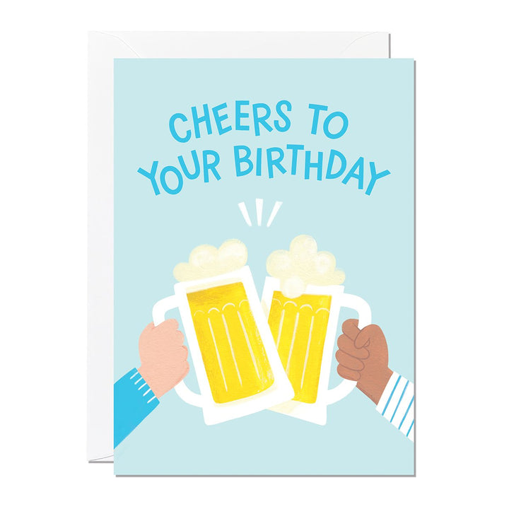 Cheers Beers Birthday Card | Ricicle Cards | Birthday