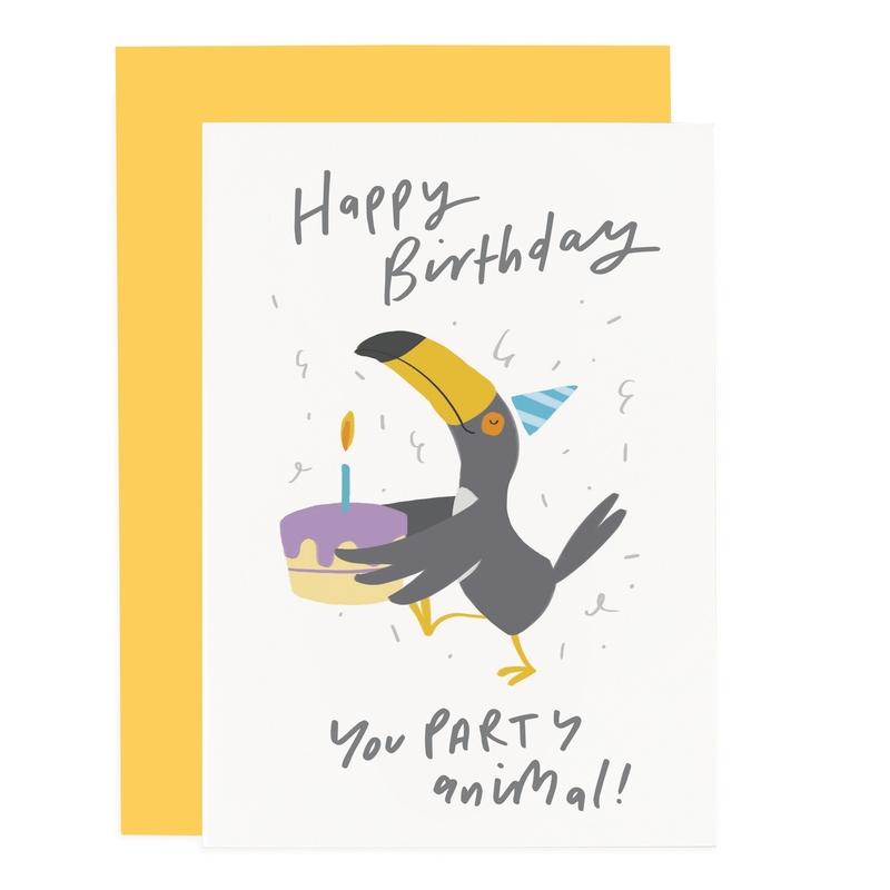 Party Animal Birthday Card | Old English Company | Birthday