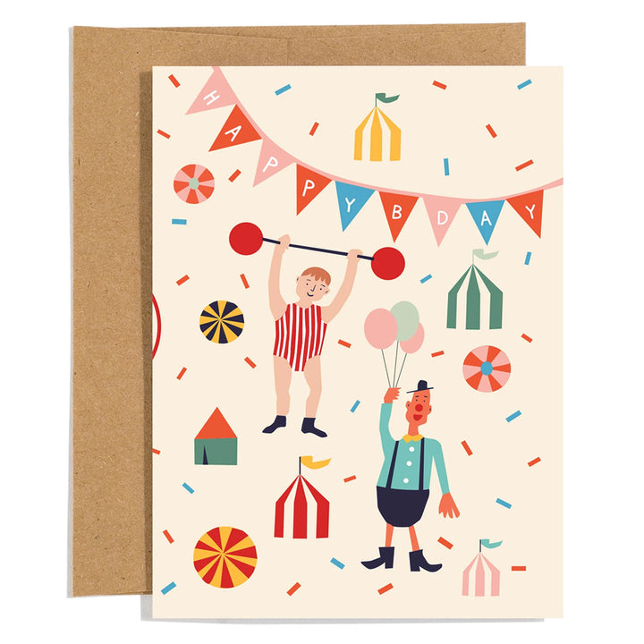 Circus Birthday Card | Poketo | Birthday