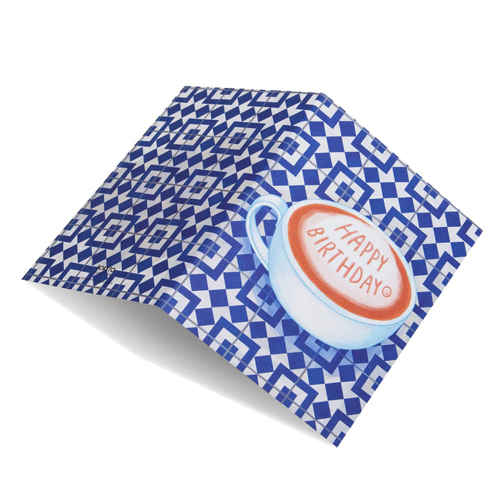 Happy Birthday Latte Card | Poketo | Birthday