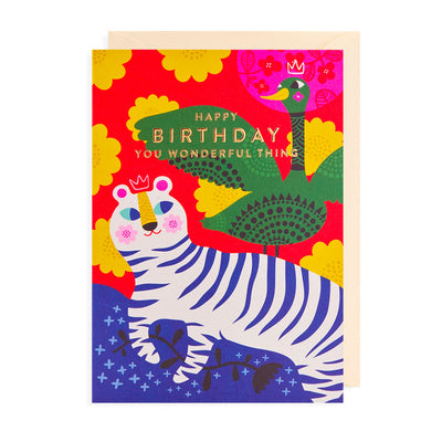 Happy Birthday You Wonderful Thing Card | Lagom Design | Birthday