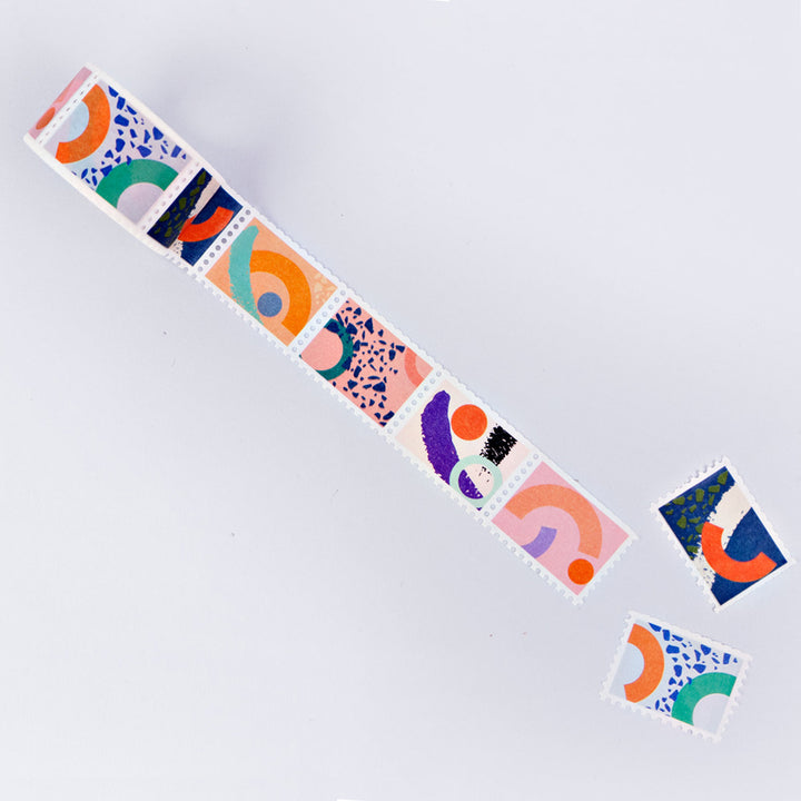 Memphis Brush Stamp Washi Tape | The Completist | Washi Tape