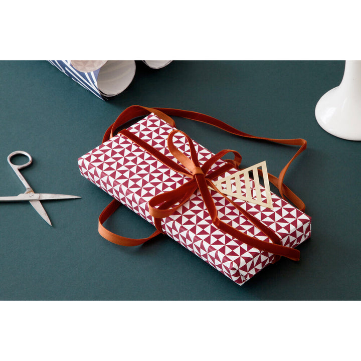 Kaffe Print in Mulberry Red Gift Wrap | Ola | Gift Wrap Sheets