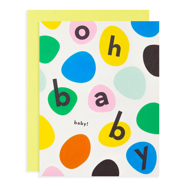 Oh Baby Baby! Bouncing Dots Card | My Darlin' | Baby