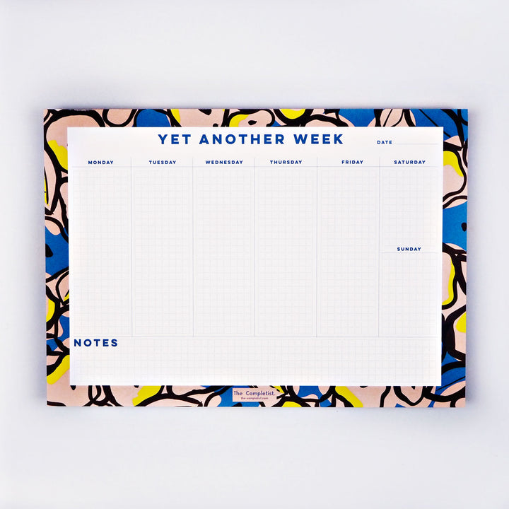 Inky Flower Weekly Planner Pad | The Completist | Notepads
