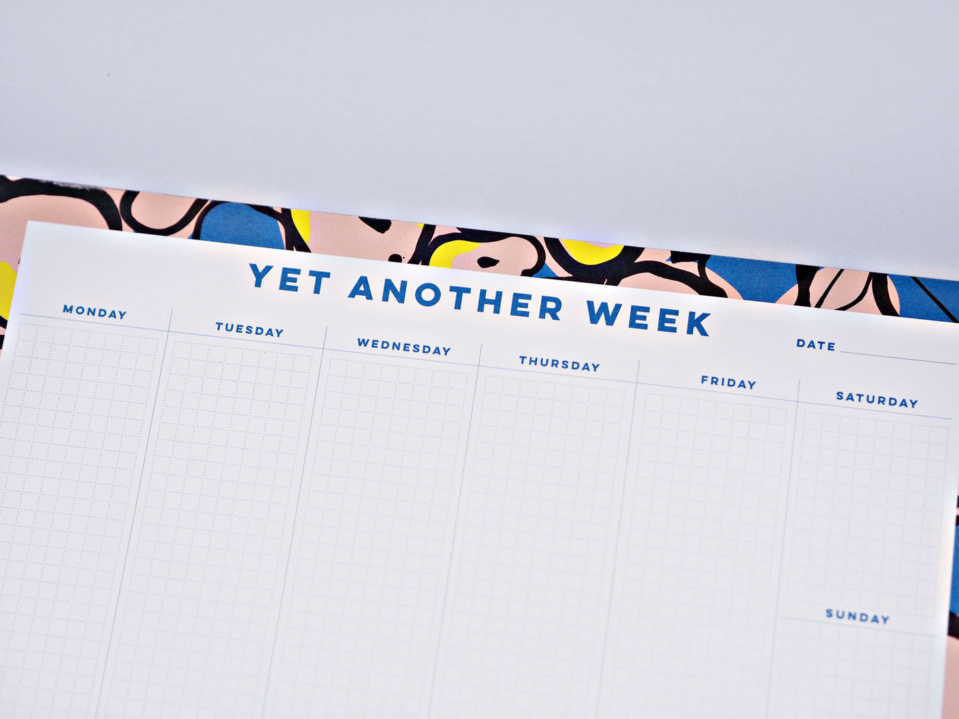 Inky Flower Weekly Planner Pad | The Completist | Notepads