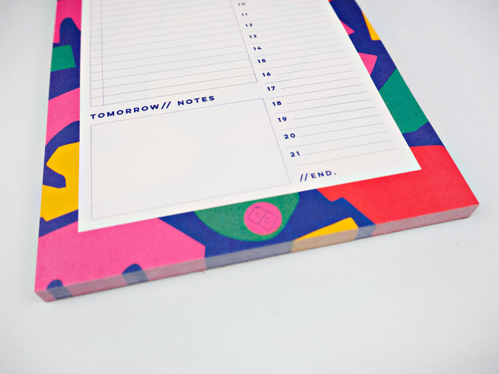 Cut Out Shapes Daily Planner Pad | The Completist | Planner Pads