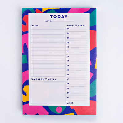 Cut Out Shapes Daily Planner Pad | The Completist | Planner Pads