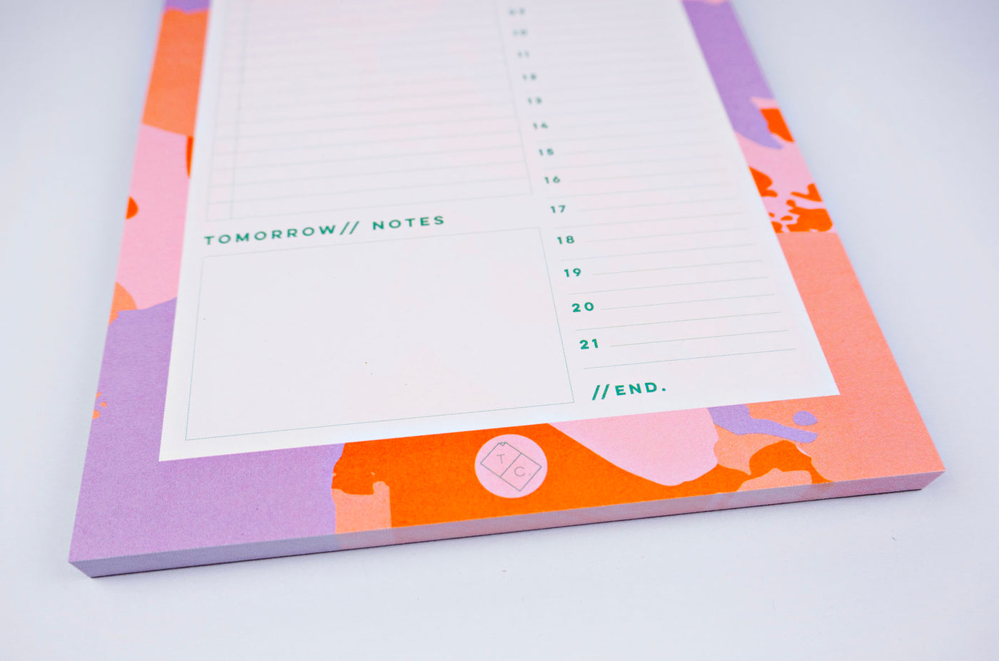 Palette Knife Daily Planner Pad | The Completist | Notepads