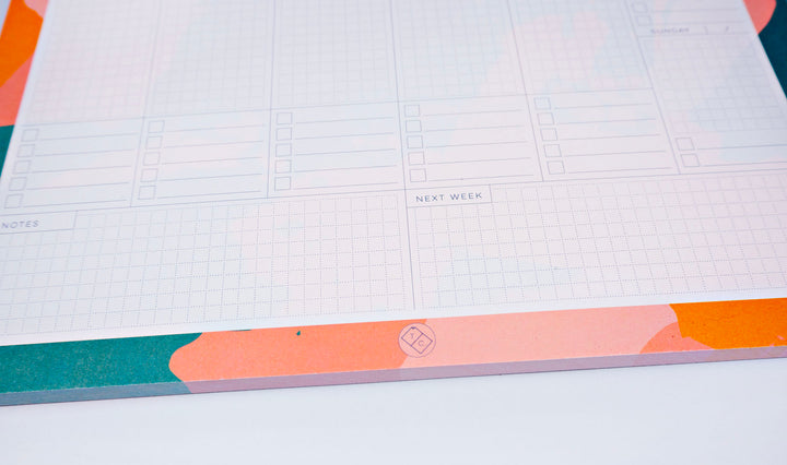 Palette Knife Weekly Planner Pad | The Completist | Planner Pads