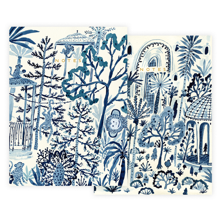 Indigo Monkeys Notebook Set | Seedlings | Lined Notebooks