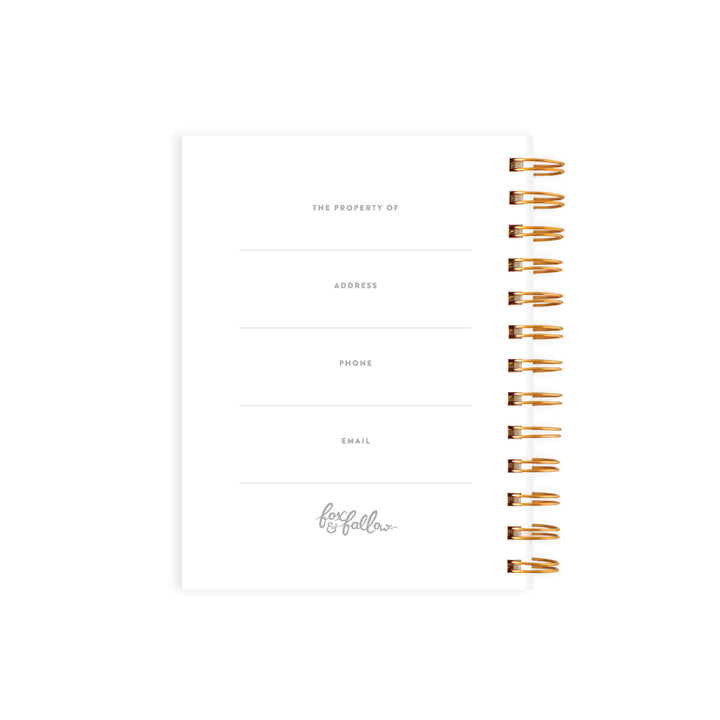 Floribunda Pocket Spiral Notebook | Fox & Fallow | Lined Notebooks