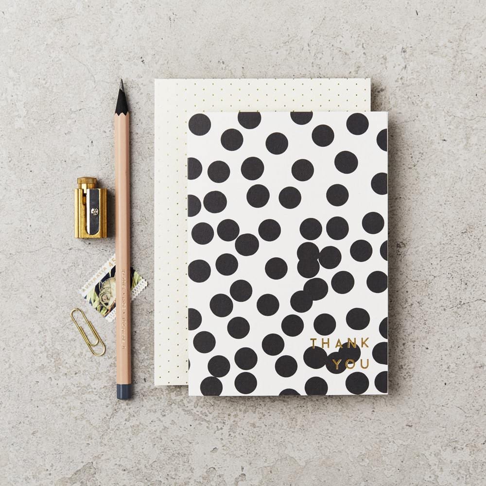 Scatter Polka Thank You Card | Katie Leamon | Thank You