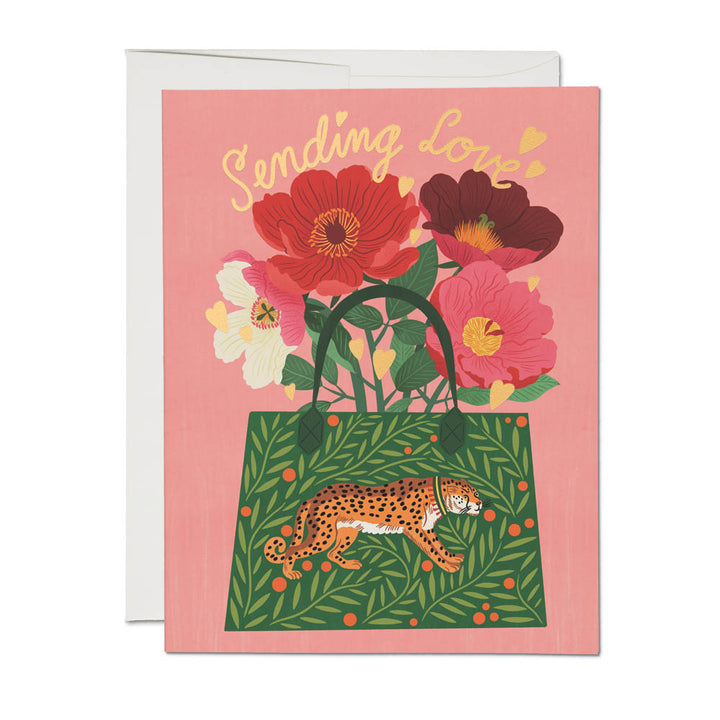 Sending Love Tote Card