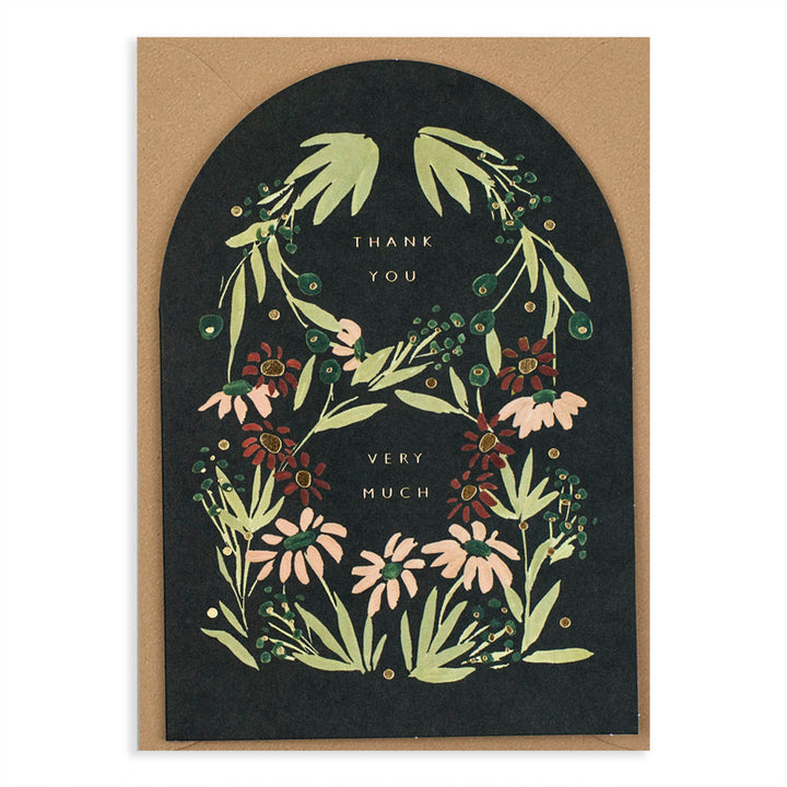 Thank You Very Much Shaped Card