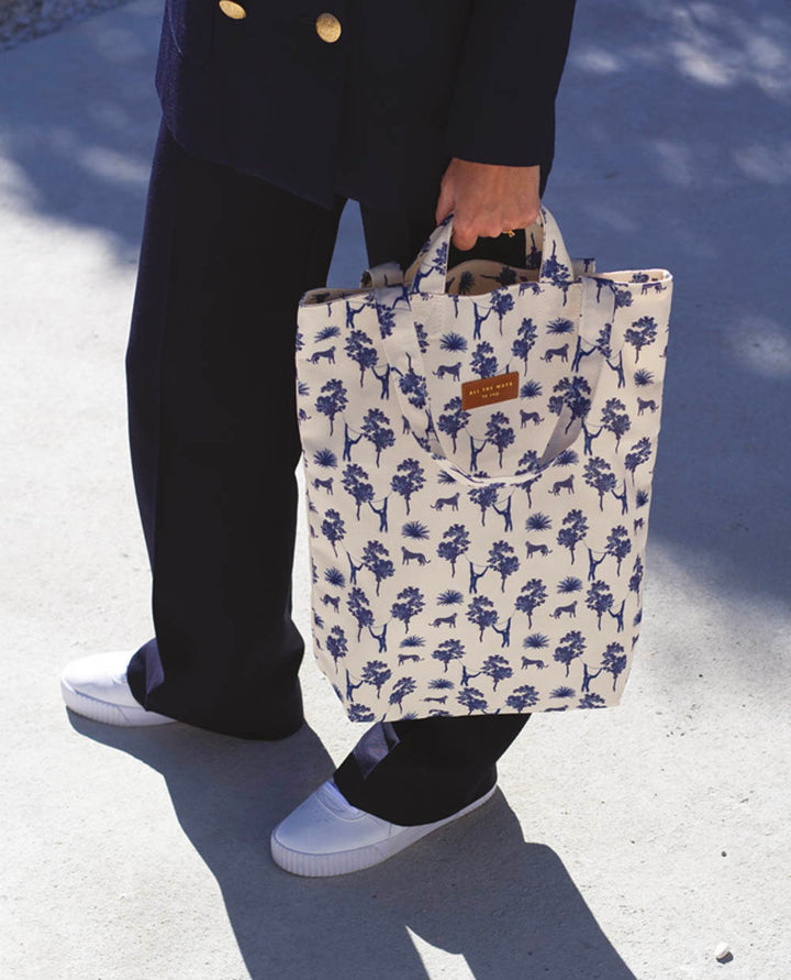 Blue Jungle Tote Bag