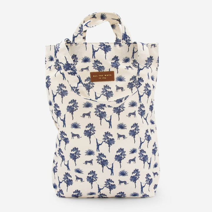 Blue Jungle Tote Bag