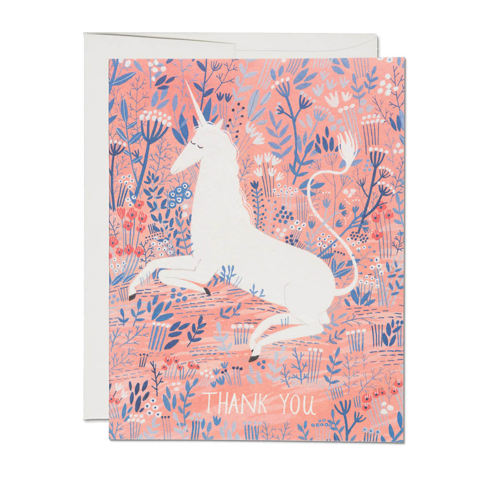 Unicorn Thank You Card