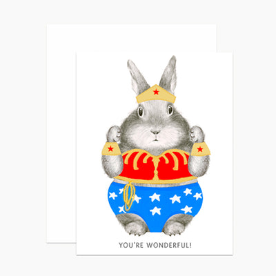 Wonder Bunny Card | Dear Hancock | Friendship + Love