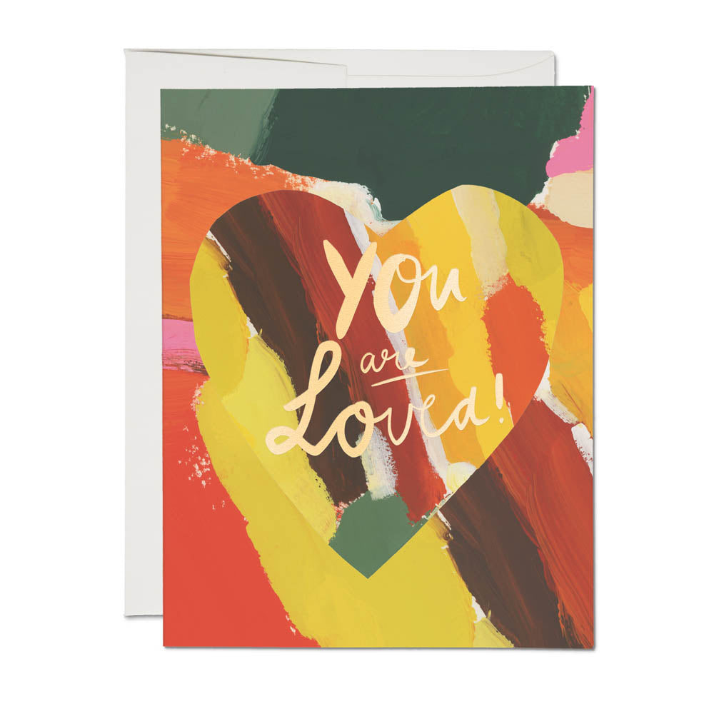 Painted Heart Card