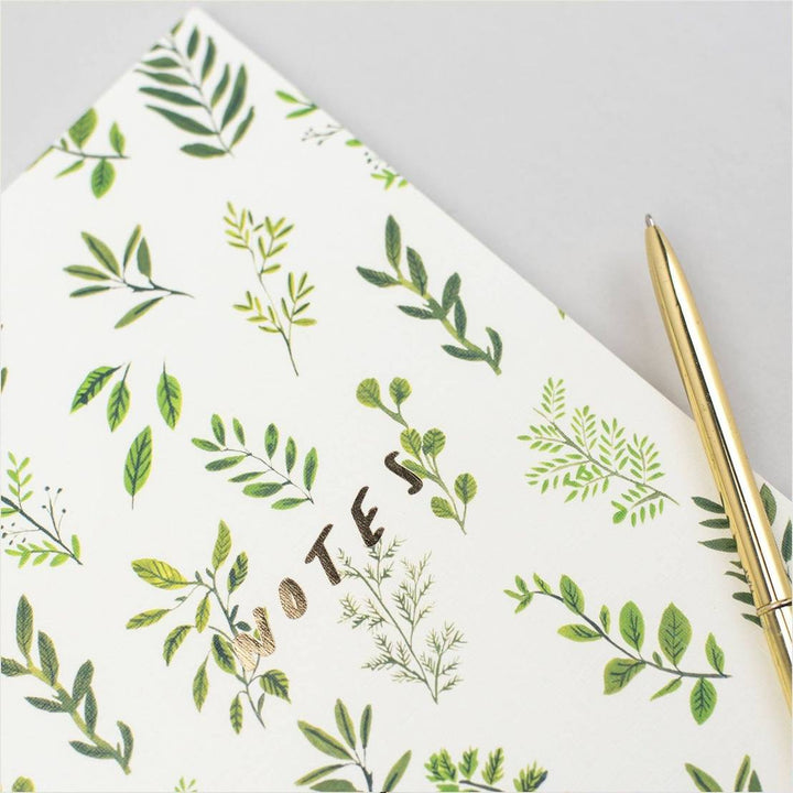 Plants Linen Notebook | Old English Company | Lined Notebooks
