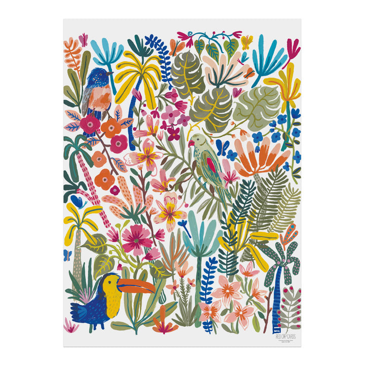 Tropical Jungle Gift Wrap Roll | Red Cap Cards | Gift Wrap Sheets