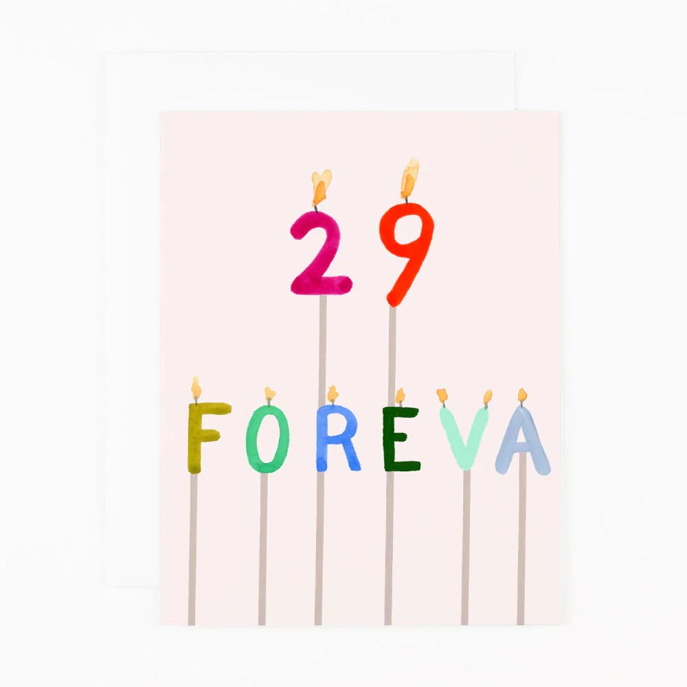 29 Foreva Candles Birthday Card