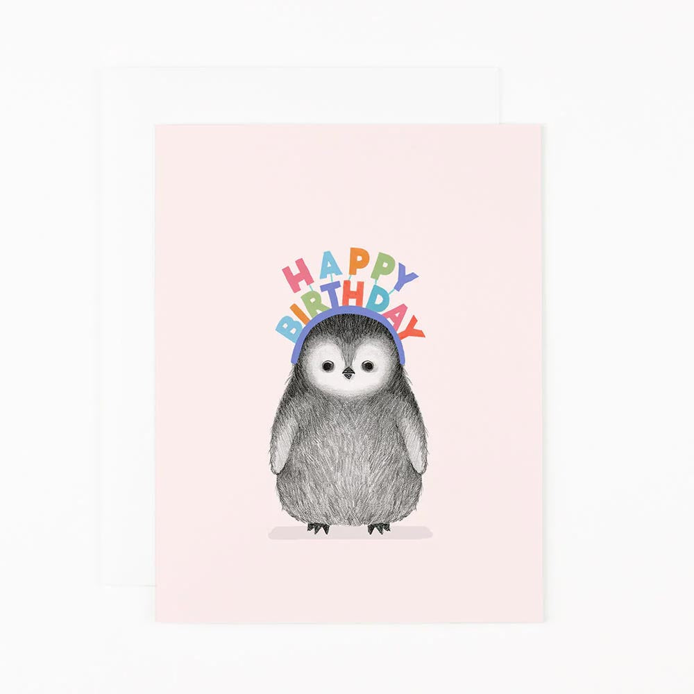 Birthday Penguin Card