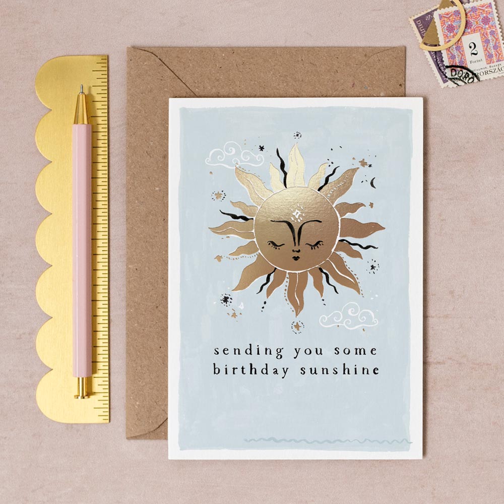 Sending Sunshine Birthday Card