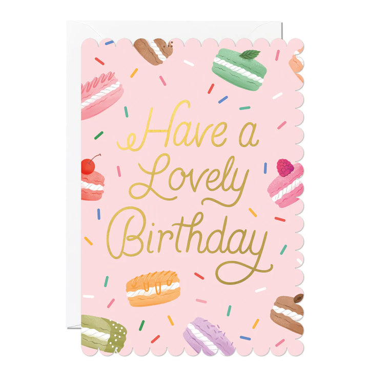 Macaron Birthday Card
